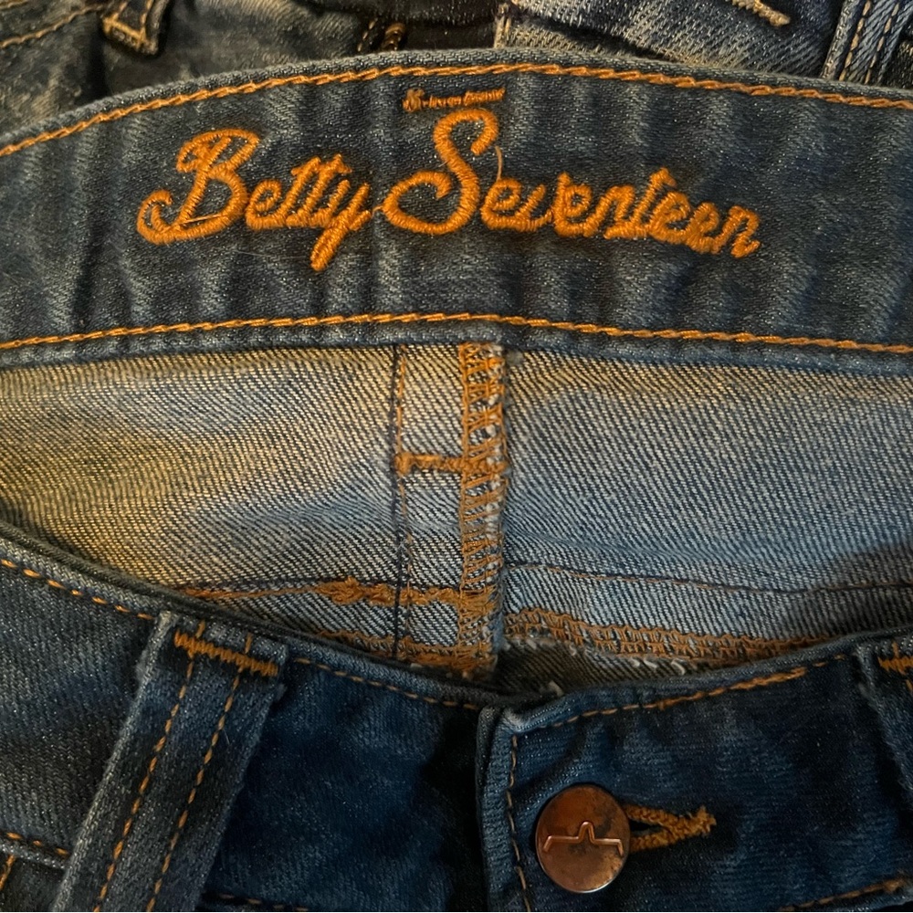 Kimes Ranch Women's Jeans - Blue and Gold - Picture 3 of 4